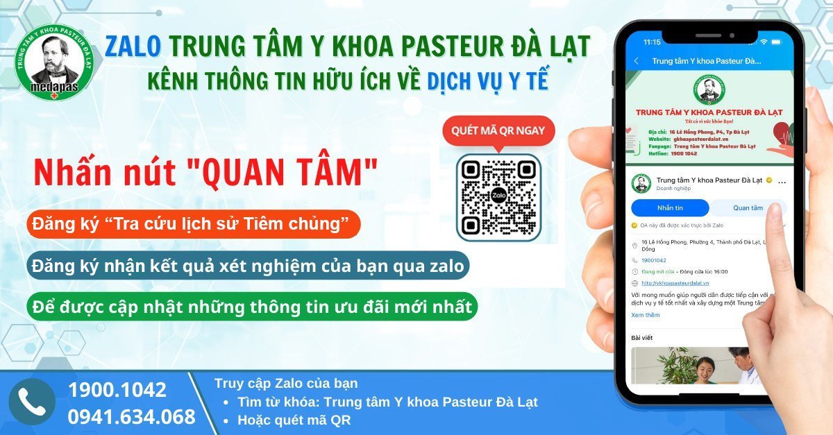 TRUNG TÂM Y KHOA PASTEUR ĐÀ LẠT