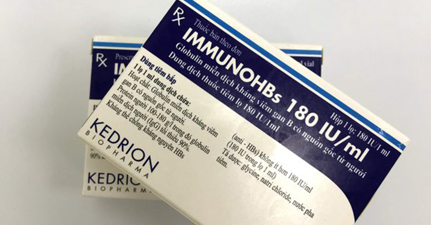 Immuno Hbs – Huyết thanh kháng virus viêm gan B (Kedrion S.p.a &#8211; Ý)