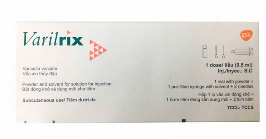 Varilrix – VẮC XIN PHÒNG THỦY ĐẬU (Bỉ)