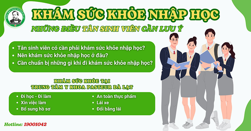 KHÁM SỨC KHỎE NHẬP HỌC