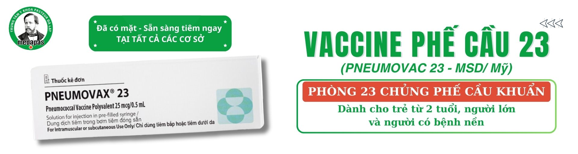 Vaccine Phế cầu 23