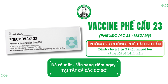 Vaccine Phế cầu 23